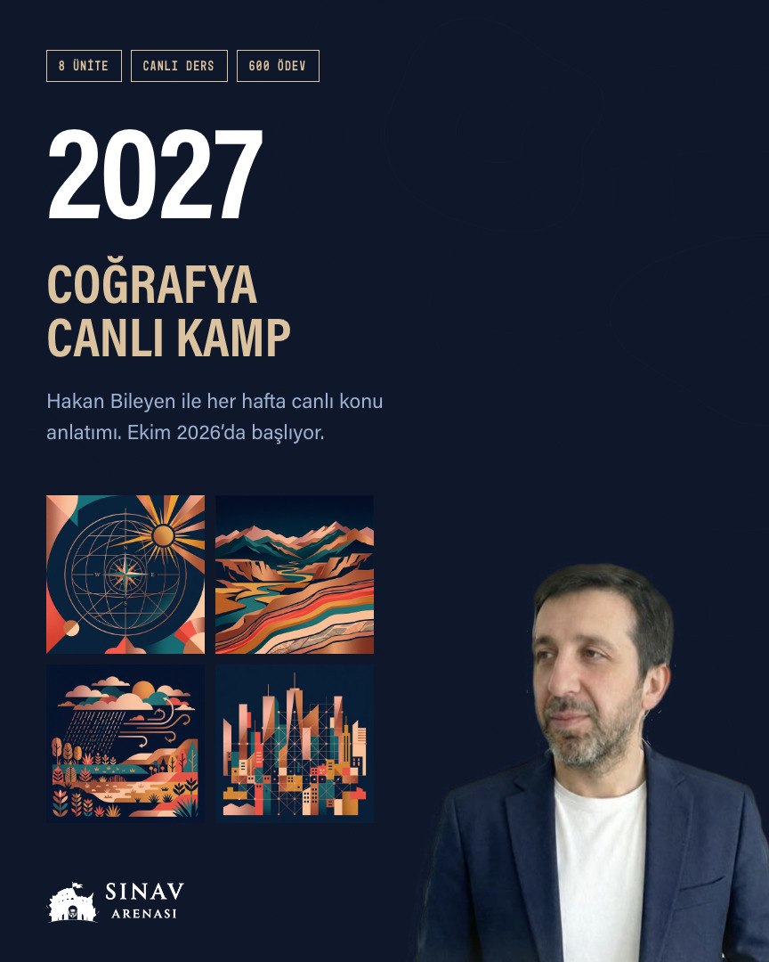 2027 Coğrafya Canlı Konu Anlatım Kampı